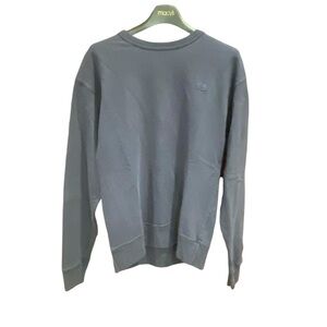 Champion Sweatshirt‎ Crew Neck Navy Blue Logo Spell Out Size Medium